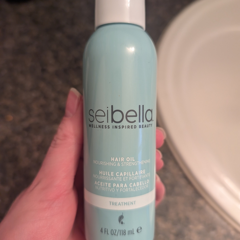 Seibella Nourishing Hair Oil — Light Aqua Bottle